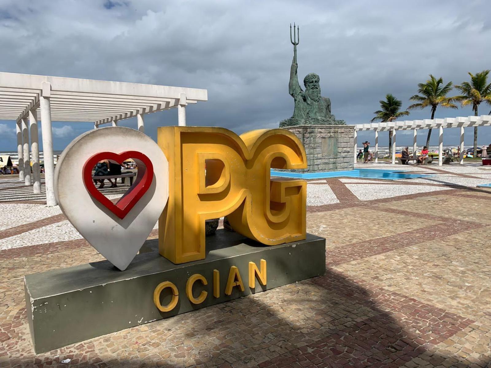 Apartamento Frente Ao Mar Com Varanda E Piscina Praia Grande  Ngoại thất bức ảnh