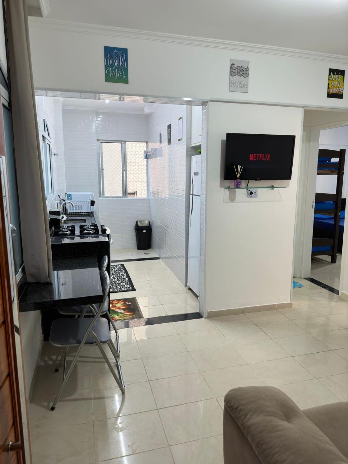 Apartamento Frente Ao Mar Com Varanda E Piscina Praia Grande  Ngoại thất bức ảnh